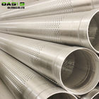 Beveled End Perforated Stainless Steel Tube Screens High Performance For Oil Well